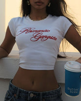 Romantic Gangsta Baby Tee for Women | Crop Top